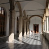 Hall at Courtyard of Palermo's Palazzo del Normanni