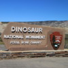 Entry to Dinosaur National Monument.  Fossil Bone Quarry