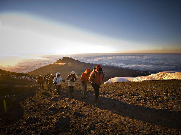 Kilimanjaro hike, courtesy National Geographic online