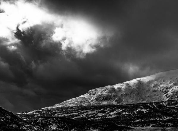 Passing Storm. Scottish Border, Scotland