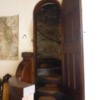Door to the secret staircase in Bran Castle
