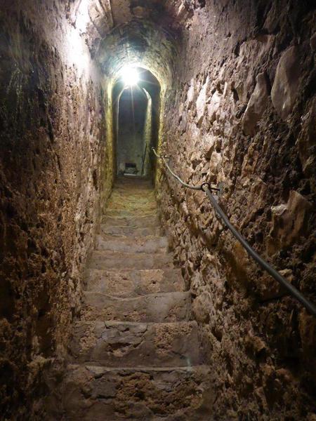 06 The secret staircase in Bran Castle