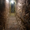 The secret staircase in Bran Castle