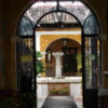 34 2015-11 Guatemala Antigua Doors and Courtyards 11: A quite courtyard in a home