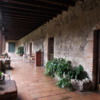 36 2015-11 Guatemala Antigua Santo Domingo Monastery 10: Courtyard of the Santo Domingo Monastery