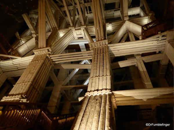 Elaborate timbers, Wieliczka Salt Mine