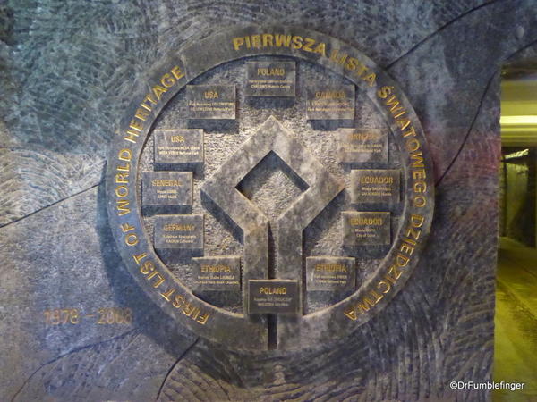 UNESCO symbol, Wieliczka Salt Mine