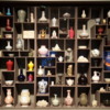 Display cabinet of vases