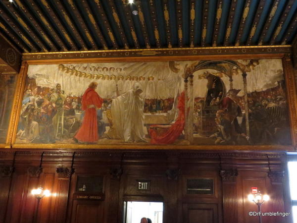 23 Boston Public Library. Abbey Room Murals