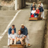 Wicker Toboggan Sled ride, Monte to Funchal Madeira.