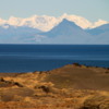 Views of the Andes across Lake Argentina