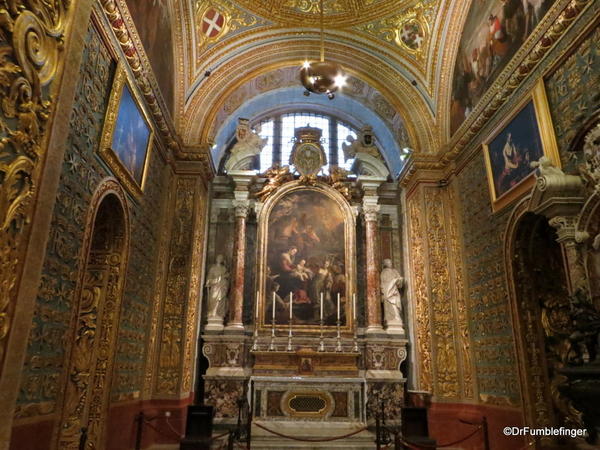 38 St John's Co-Cathedral, Valleta. Chapel of Italy