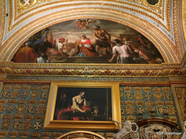 39 St John's Co-Cathedral, Valleta. Chapel of Italy
