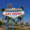 Welcome to Fabulous Las Vegas Nevada sign, Las Vegas, Nevada: Located on the southern end of the Las Vegas Strip, just south of Mandalay Bay Hotel and across the street from the McCarran International Airport airfield.