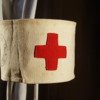 2016-04-13 New Orleans WWII National Museum 079: Medic arm band
