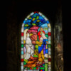 Stained glass at St Oswald's Church, Castle Bolton,