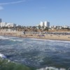 View of Palisades Park and Santa Monica from Pier: View of Palisades Park and Santa Monica from Pier