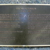 Statue of Oscar Peterson Plaque, Ottawa, Ontario