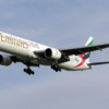 Emirates 777, courtesy Wikimedia and Arpingstone.