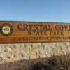 Crystal Cove State Park sign, Newport Beach, California