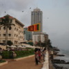 Looking south from the Galle Face Hotel