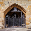 Hutton Rudby All Saints church door