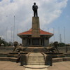 Independence Memorial Hall, Colombo.  Statue of D.S. Senanayake, Sri Lanka's first prime minister