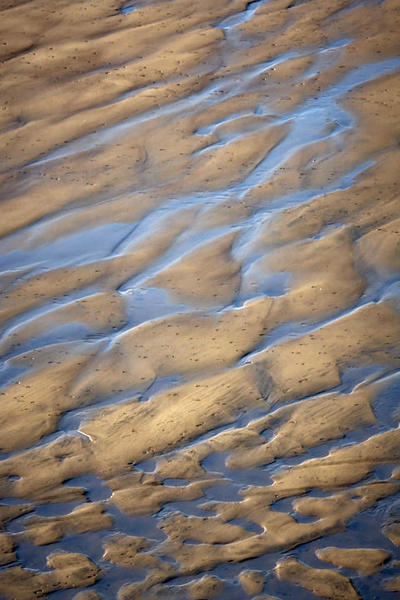 Sand patterns.