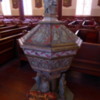 Baptismal font, St. Mary's in the Mountains