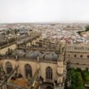 Views from the Giralda,  Seville.  Cathedral details