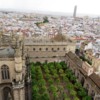Views from the Giralda,  Seville.  Cathedral details