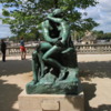 Rodin statue outside the Orangerie Museum, Paris