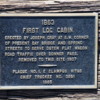 First Log Cabin marker, Truckee, California