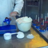 Creating caramel apple works of art.: Marceline's Confectionery, Downtown Disney, California