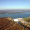 Aerial photo of Table Rock Dam and Lake, courtesy  KTrimble and Wikimedia