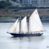 Bluenose II in Halifax Harbor, viewed from the Citadel