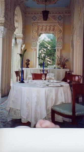 Villa Crespi Breakfast Table