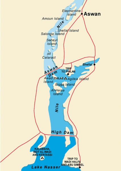 aswan_tourist_map
