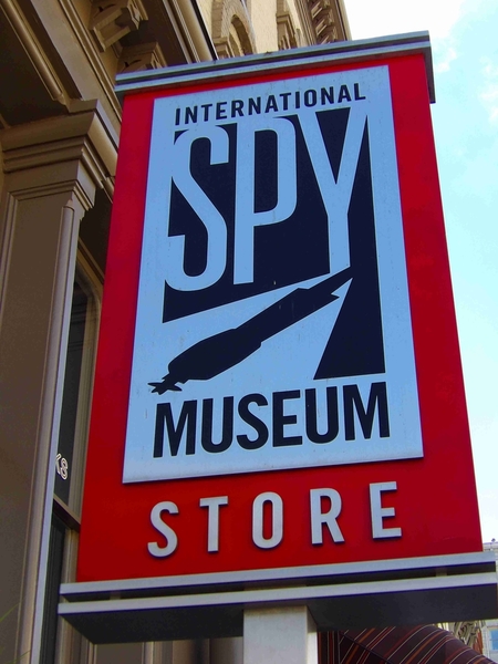 Spy Museum Store Sign