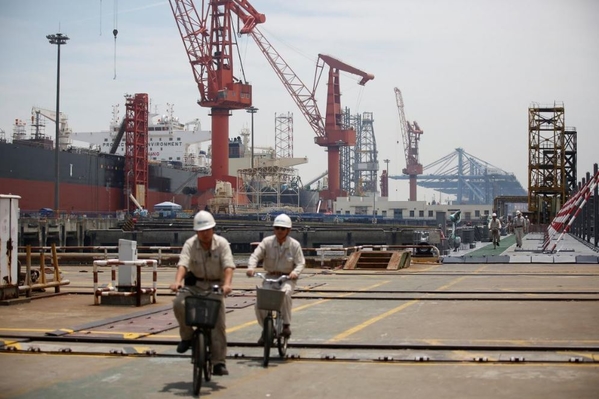 China shipyard