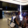 Queing for the elevators to the observation decks of the Burj Khalif