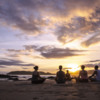 Costa Rica Playa Carrillo Beach Sunset Yoga Meditation Group