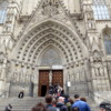 Entrance to Barcelona Cathedral