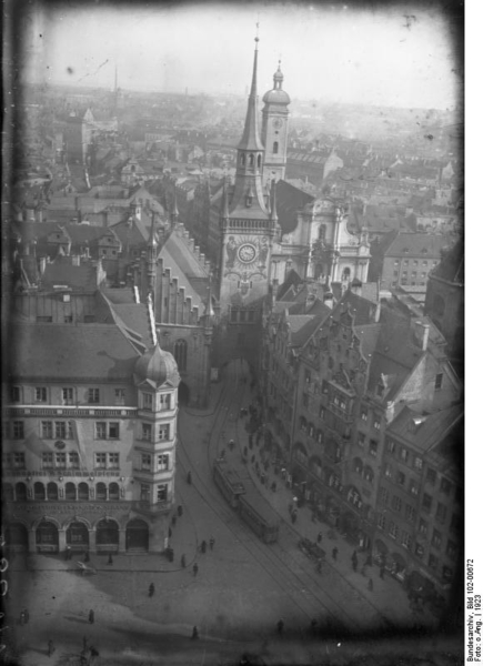 view from rathaus tower