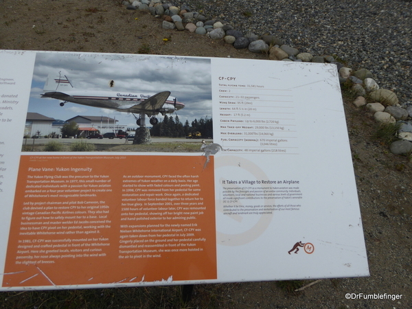 07 Airplane Weathervane Yukon Transporation Museum (95)
