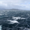 A storm at sea near Cape Horn