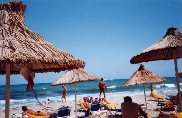 Greek Beach Scene