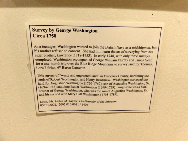 George Washington Note