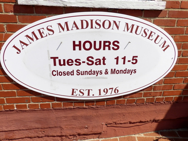 Madison Museum Sign