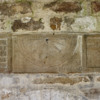 Anglo-Saxon Sundial - entrance to the minster.: With an inscription detailing the establishment of the Minster.
